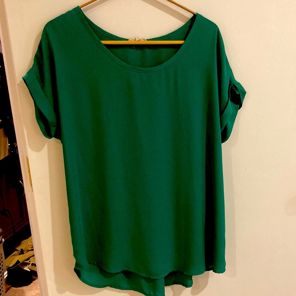 Kelly green blouse